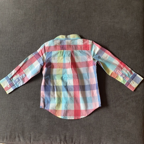 Plaid Spring Button Up - Picture 2 of 3